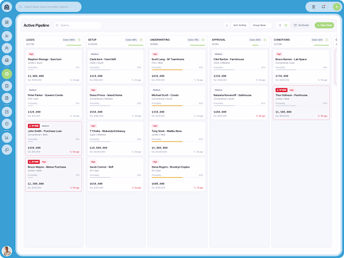 Mortgage CRM Platform