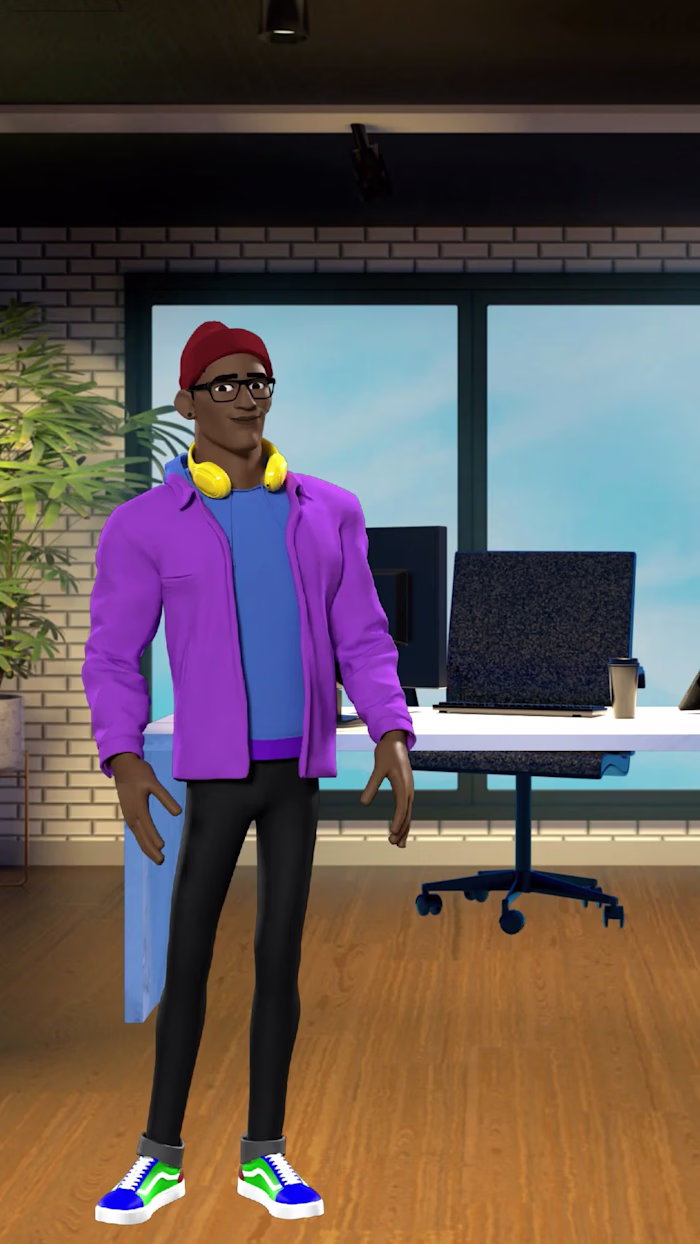Promotional video with basic animation