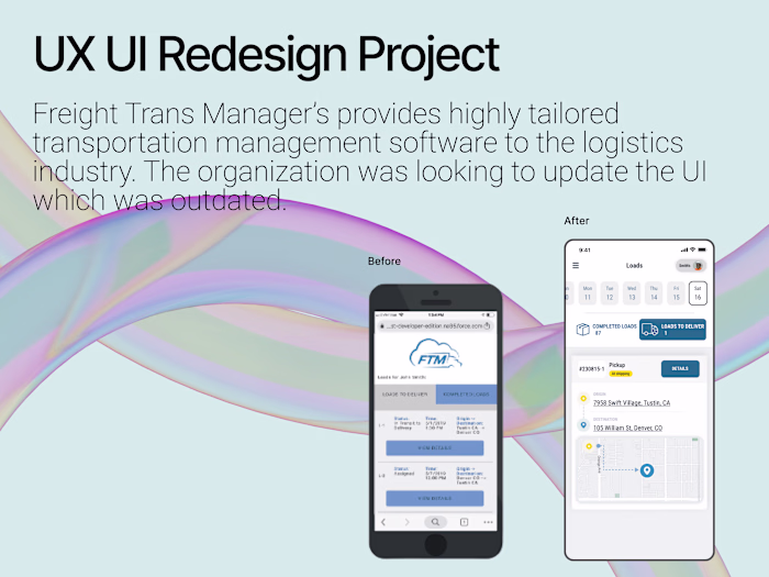 Redesign Project UI and UX