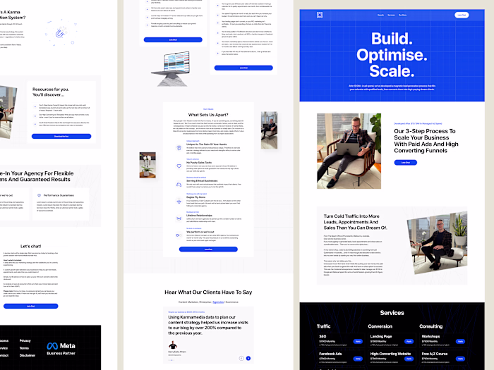 Marketing Agency Website — Framer