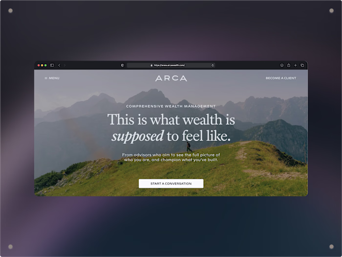 Framer Design Engineering for AI-Native Wealth Management