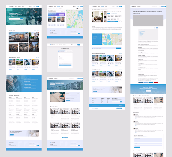 Redesign Kivkbolig Website