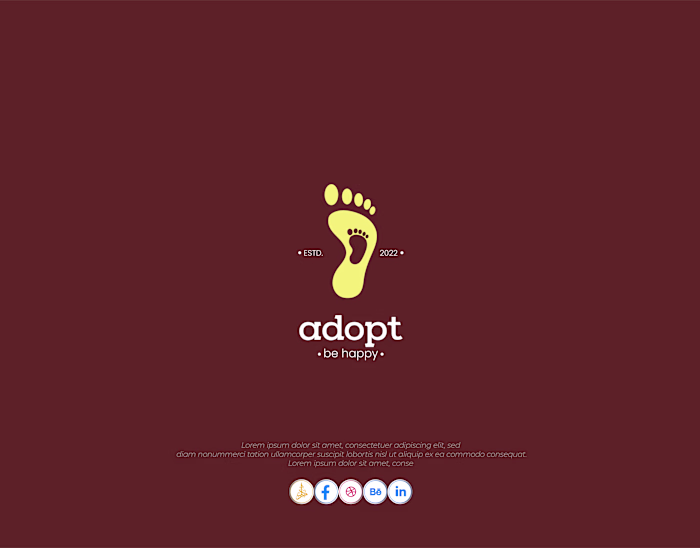 adopt logo design