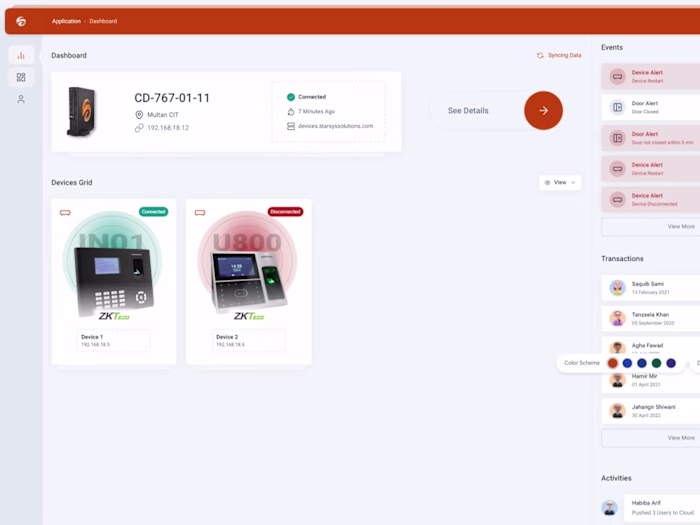 Dashboard UI