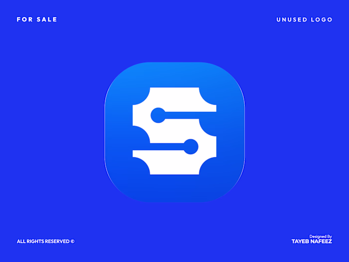 S Letter Logo — Circuit