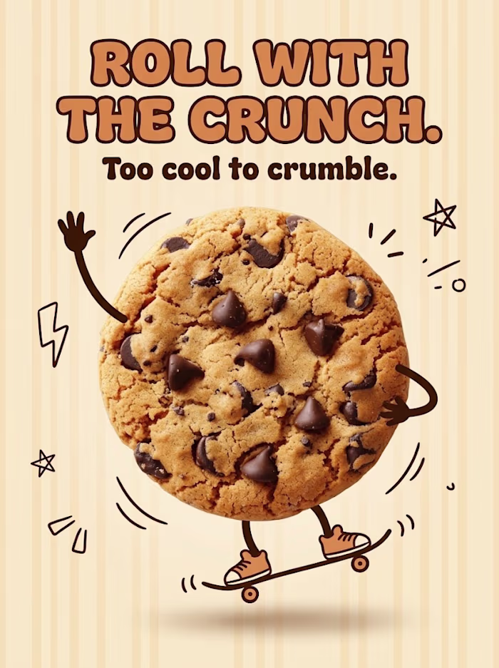 Turning creative ideas into eye-catching visuals with AI! 🍪...