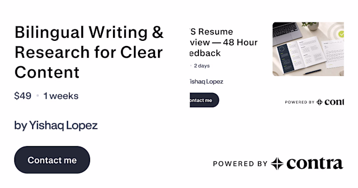 Bilingual Writing & Research for Clear Content