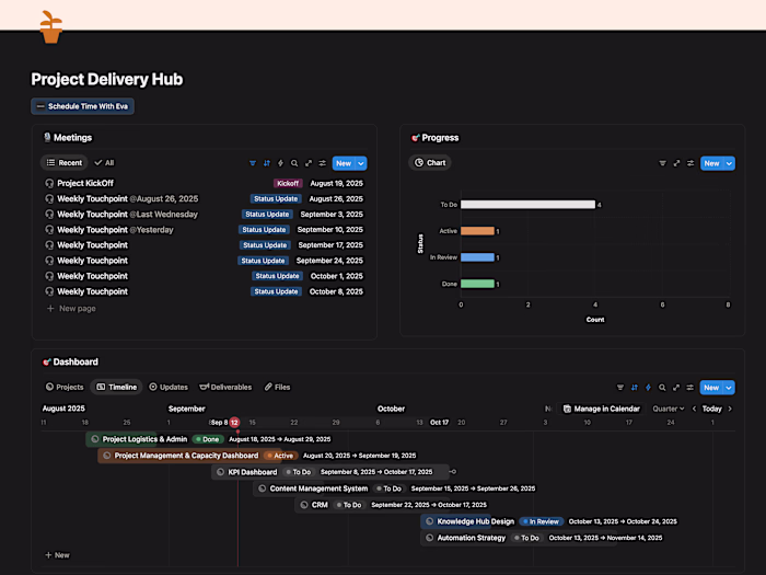 Notion Workspace Development