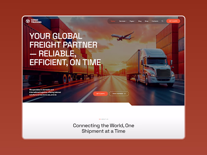 Cargo Trucking Logistics Company