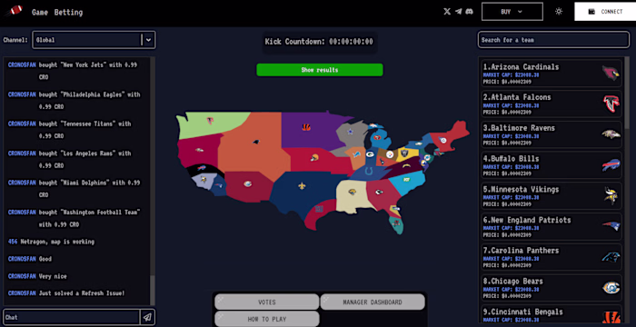 Blockchain Betting Game