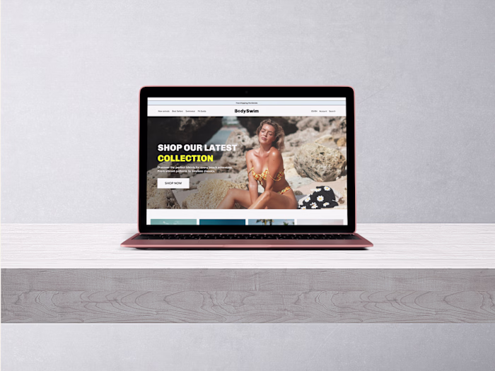 Swimwear E-Commerce Landing Page 