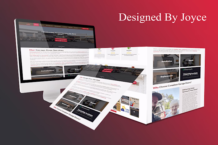 Garage Door Landing Page On Gohighlevel :: Behance