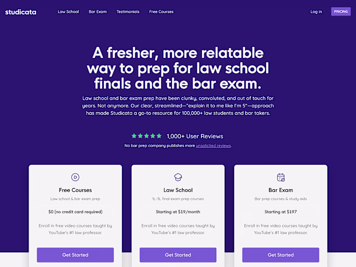 Studicata Website Development