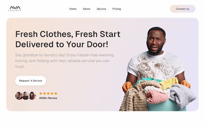 Laundry Service-Landing Page