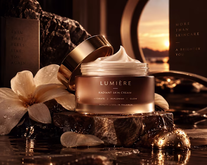 I created this luxury skincare