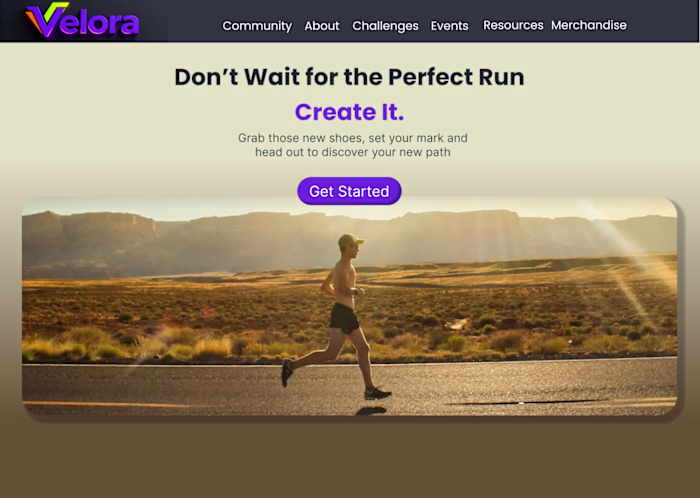 Running Community Website Development