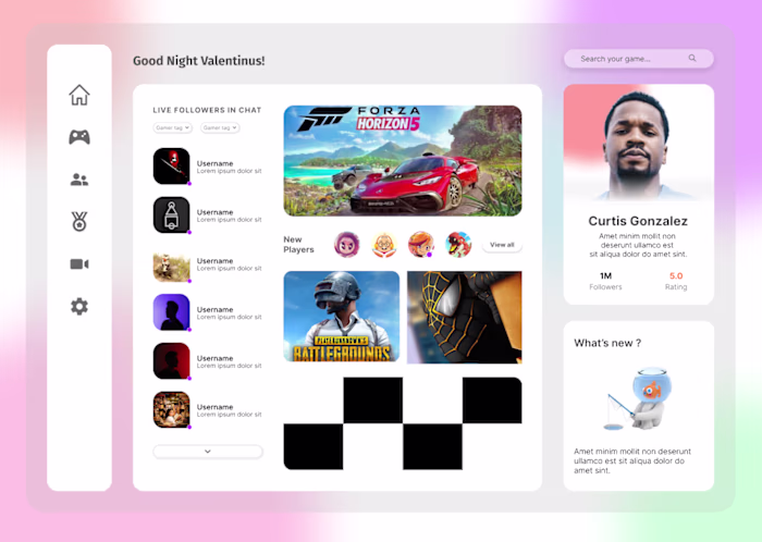 Live Streaming Platform for Gaming
