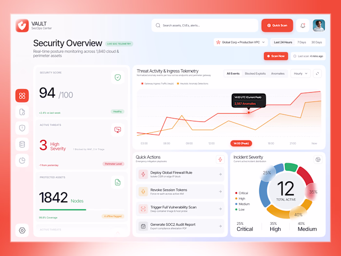 VAULT Web App UI