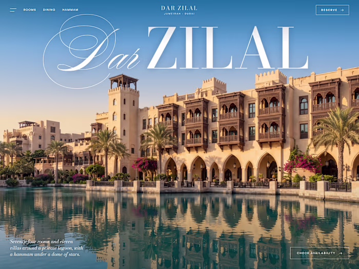 Dar Zilal: Luxury Hotel Website