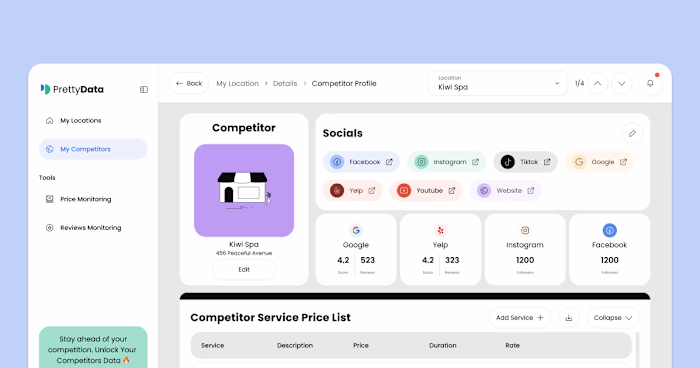 Pretty Data - We Help Salons
Save Time and Earn More