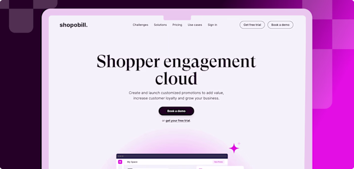 Shopobill switched to Webflow to speed up website development