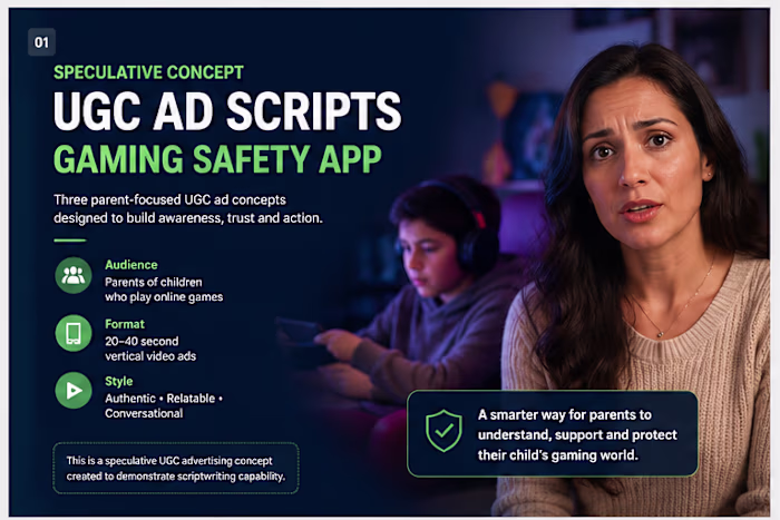 A speculative UGC advertising concept