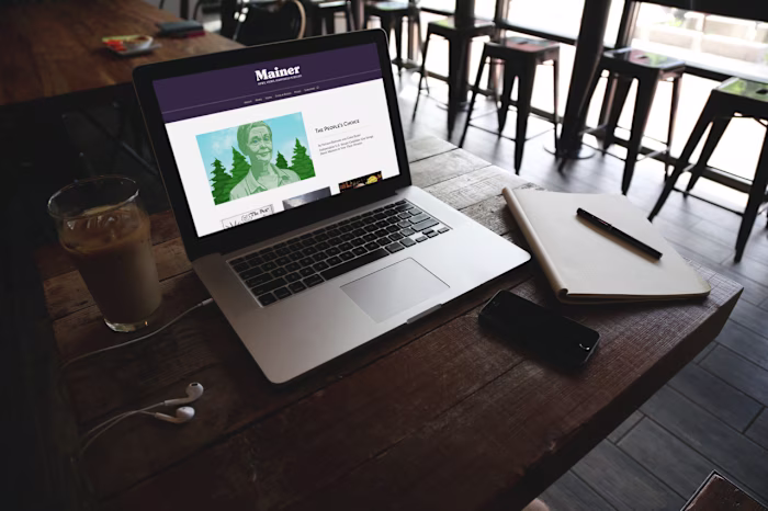 Mainer News Website Design and Development