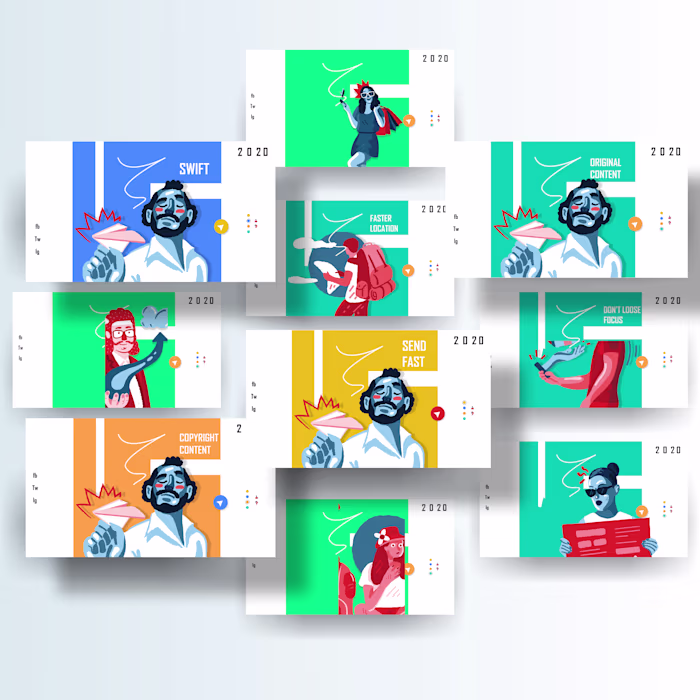 Simple illustration site