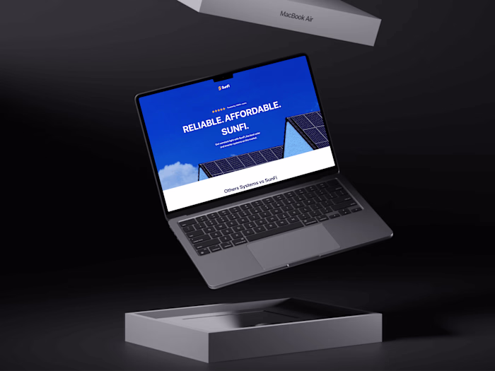 SunFi Clean Energy - Figma to Framer Development