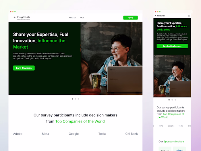 Insight Lab Redesign: UX/UI Case Study