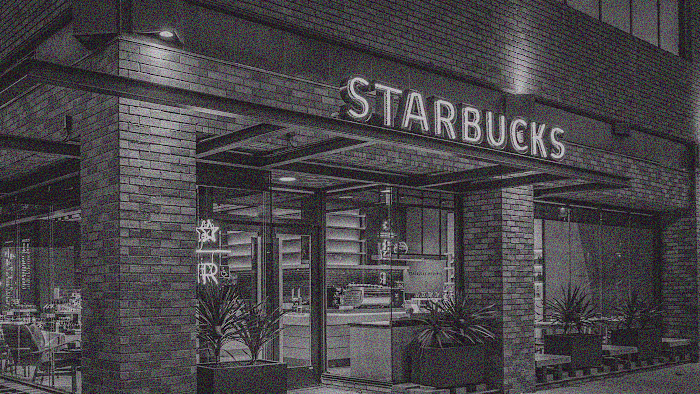 Starbucks advertisement poster