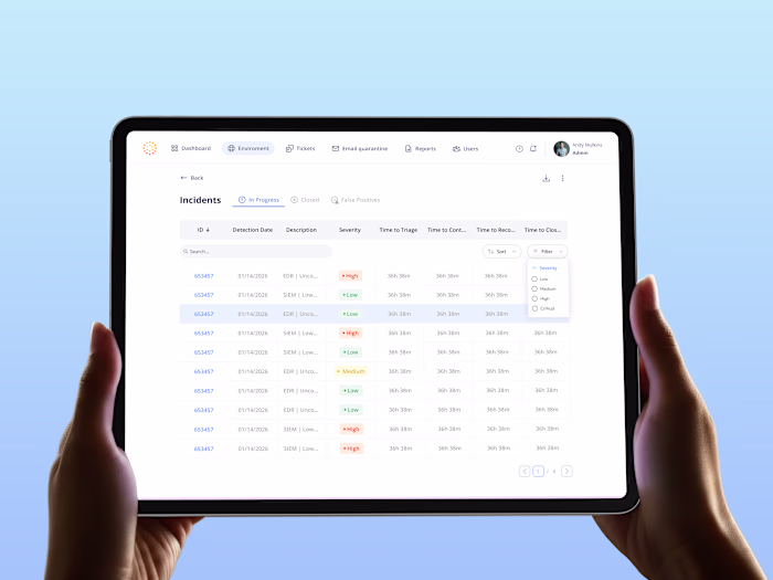 Solcyber App Redesign & Experience