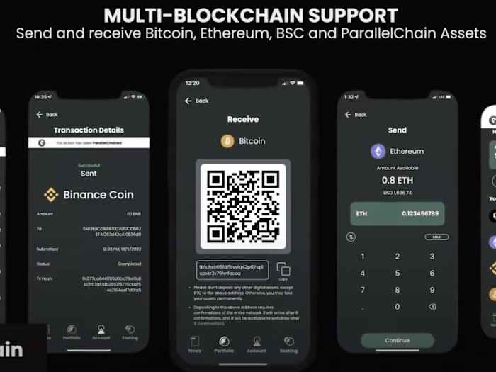 ParallelChain | Mobile Crypto Wallet Development