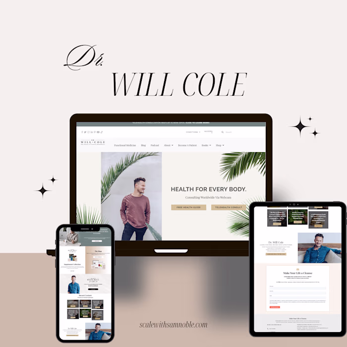 Website Redesign for Dr. Will Cole