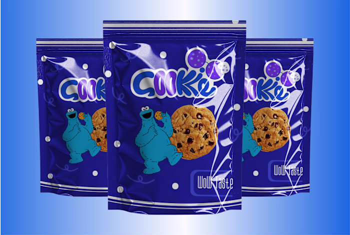 Cookie Brand Packaging design { This Brand Sells Cookies }