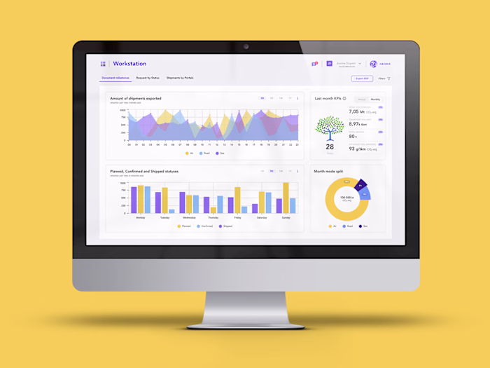 Eorder: Logistics Web App & Design System