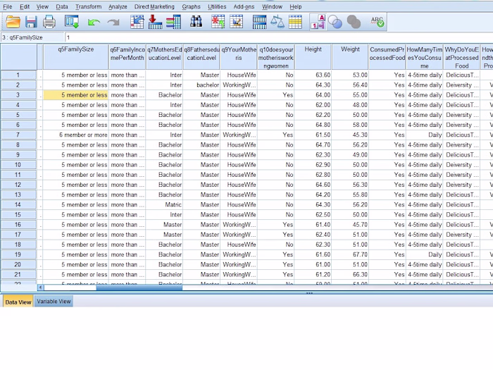 Excel Data Enry