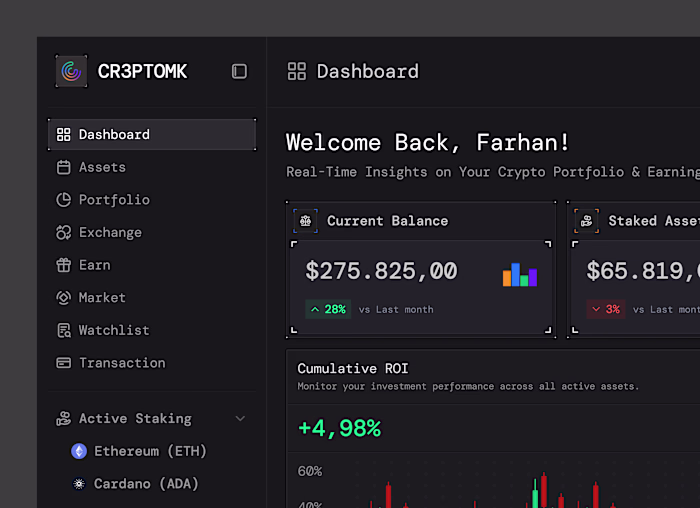 Details Web3 Crypto Dashboard -