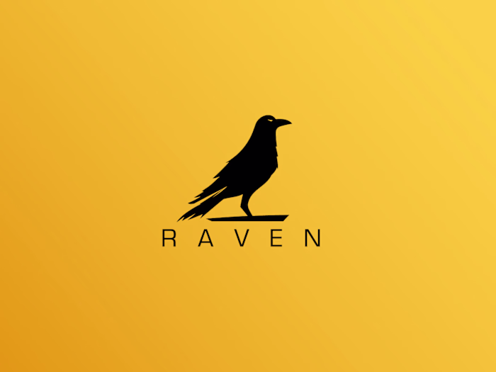 Raven Vector Logo Available For