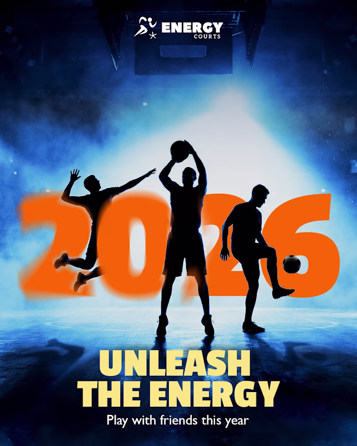 Energy Court – New Year 2026 Instagram Carousel