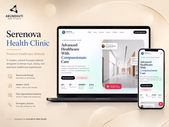 Custom Responsive Healthcare Website