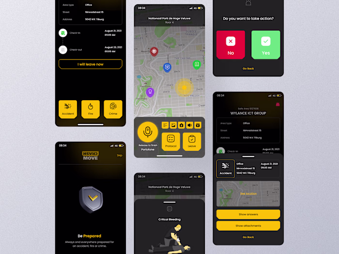 Crash Move - Emergency App