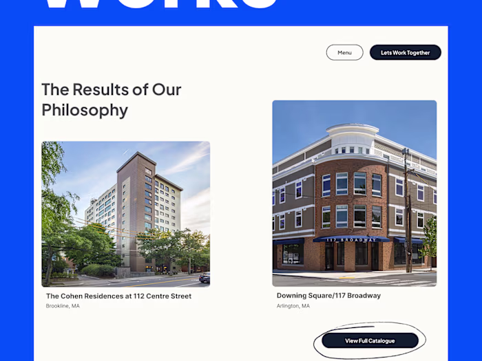 Davis Square Architects Website Redesign (UI/UX Case Study)