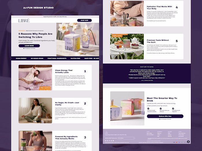 Listicle page for LIBRE