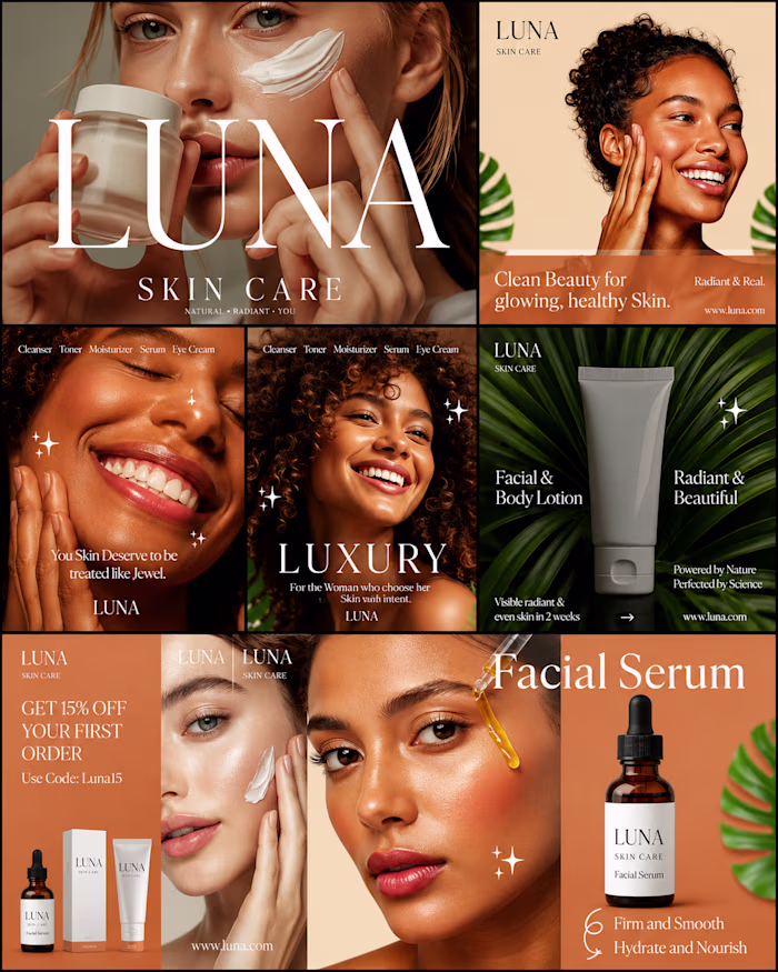 Luxury Skincare Social Media Campaign
This