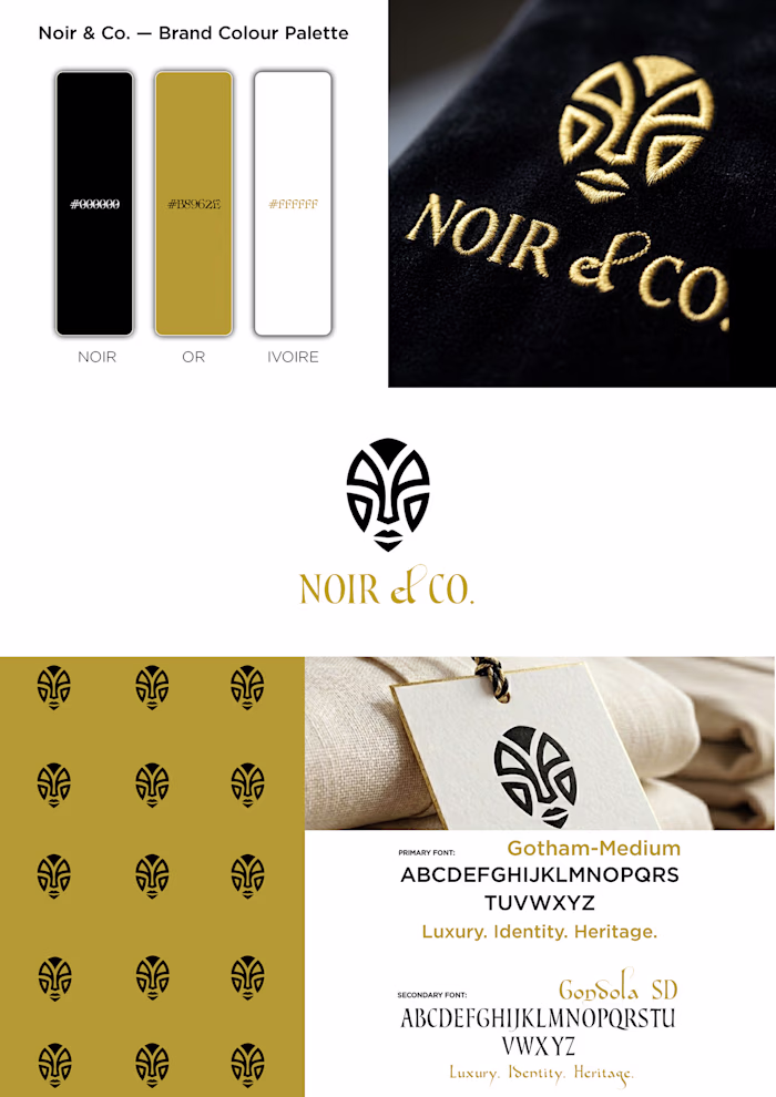 Noir & Co. - Premium African Fashion Brand Identity