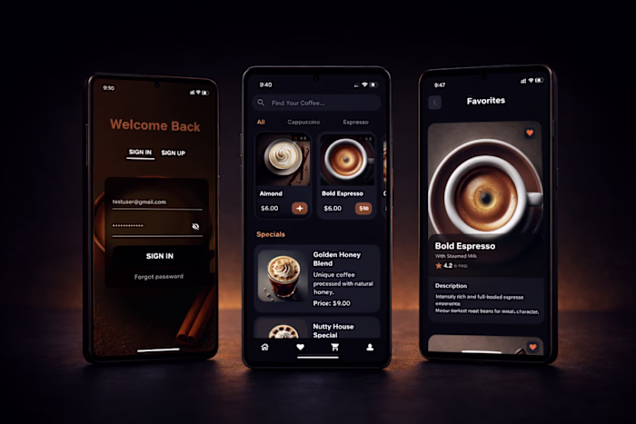Coffee House: Coffee Shop Mobile App