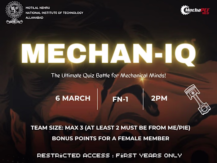 Poster for a quiz event