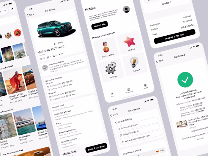 Hotel and Attractions Mobile App