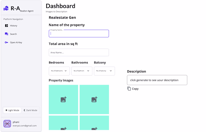 Realtor Agent: Images to Real Estate Listings
